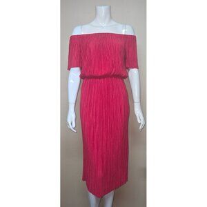 Gianni Bini Spiced Red Off Shoulder Madeline Dress Size Small NEW Retail $99.00